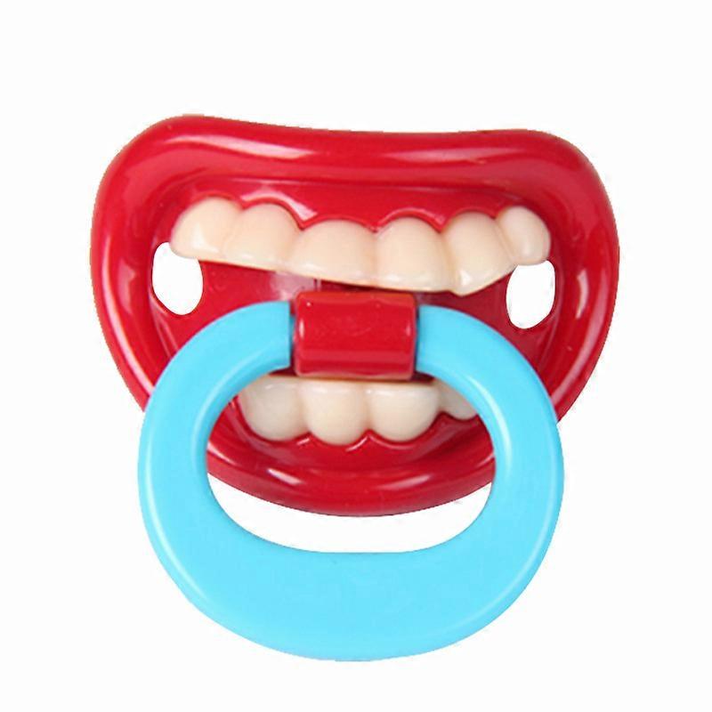 A fun pacifier for a baby with big teeth