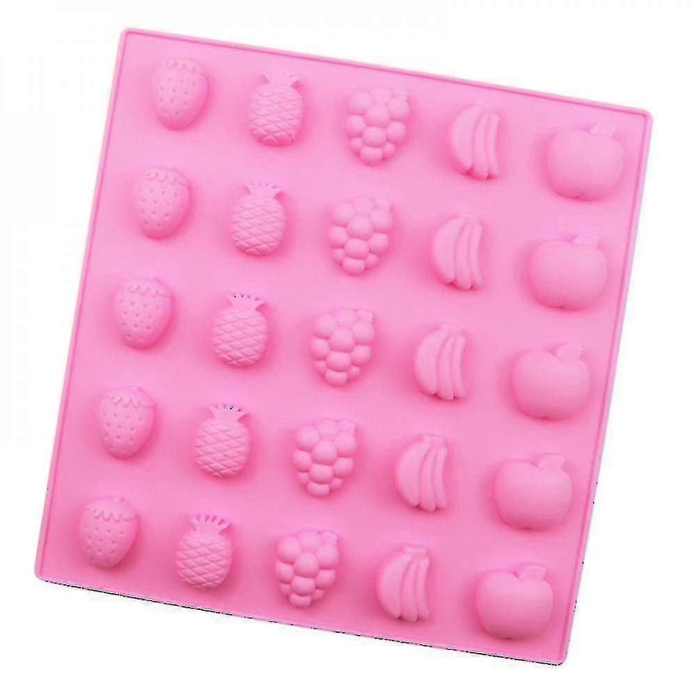 25 Hole Fruit Shape Silicone Mold