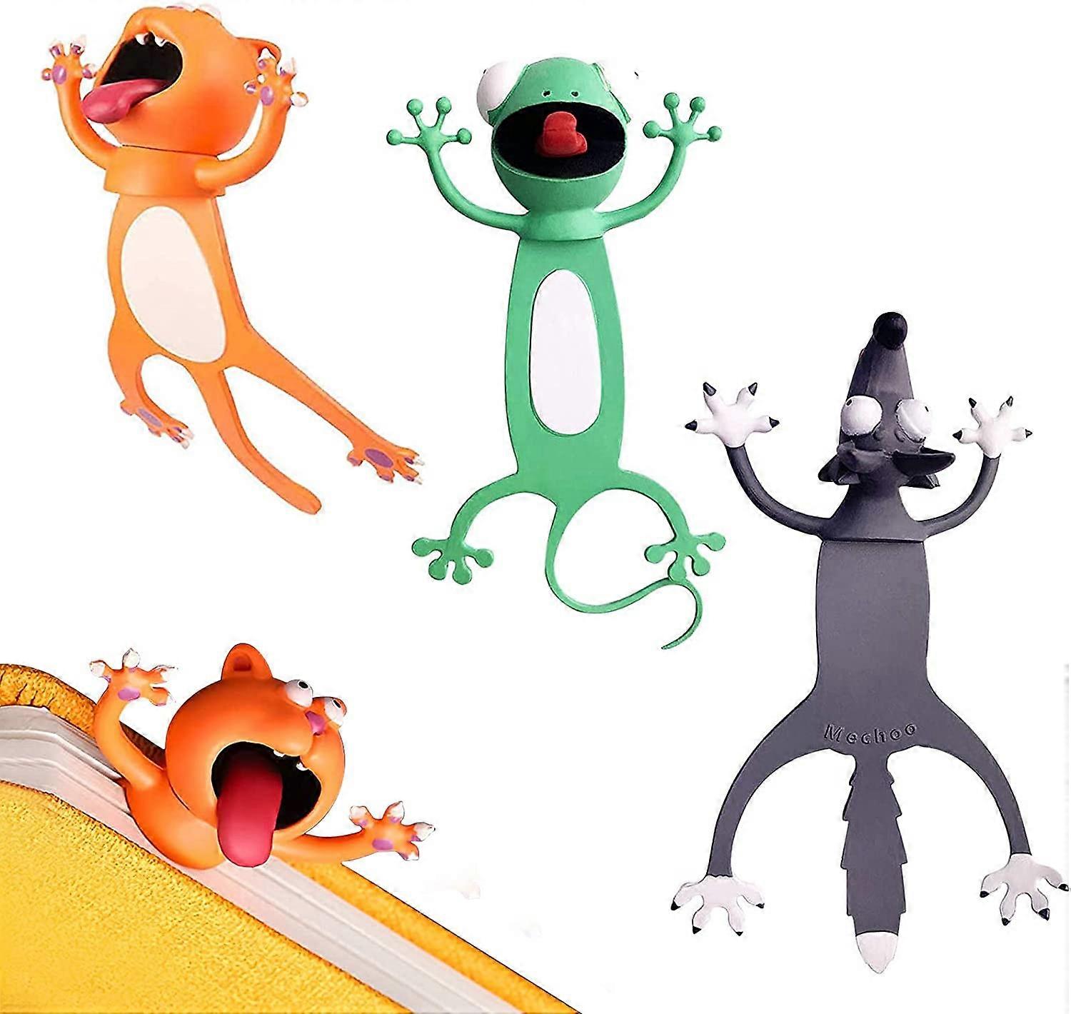 3 Pack Wacky Bookmark