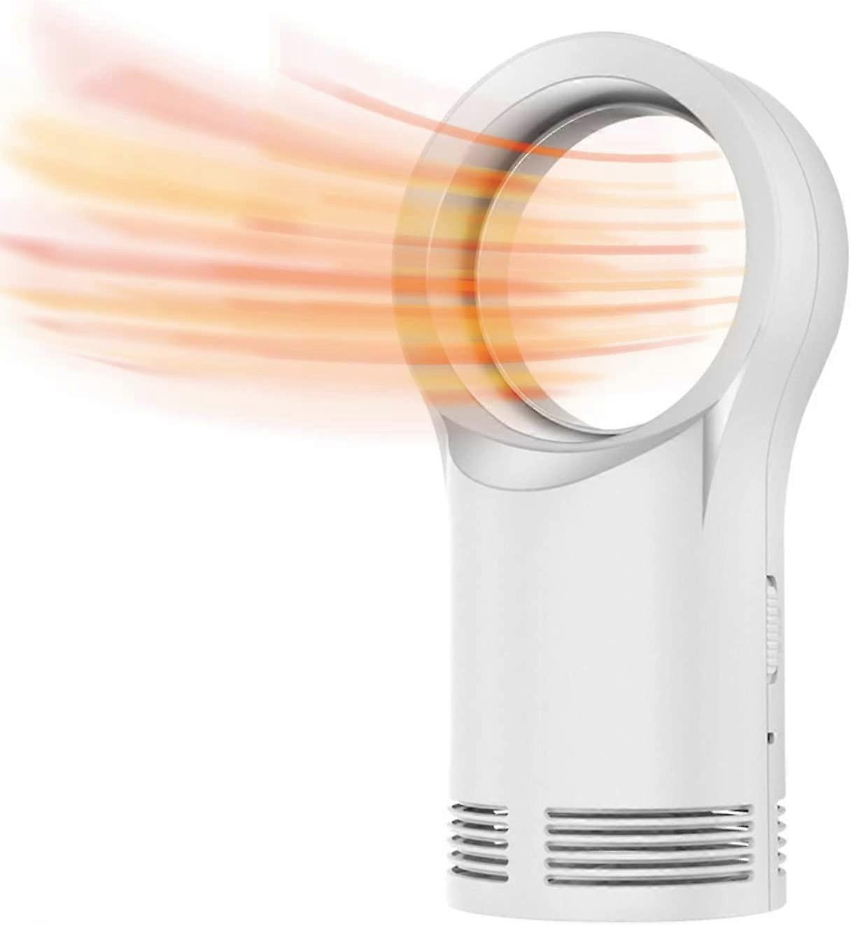 400W Mini Energy Efficient Ceramic Fan Heater,3 Seconds Heating(White)