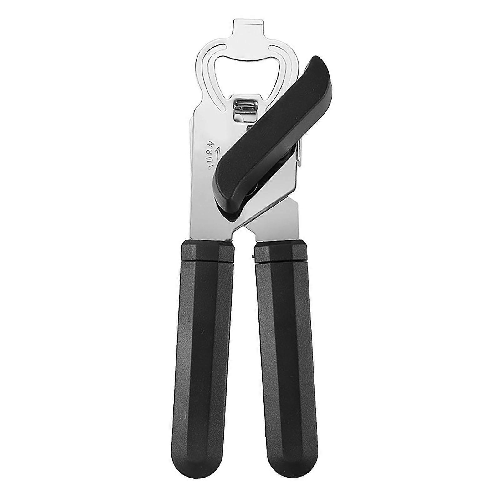 Can Opener Non-Slip Handle Sharp Blade 3-in-1 Multifunctional Beer Bottle Opener Kitchen Tool for Bar KAESI