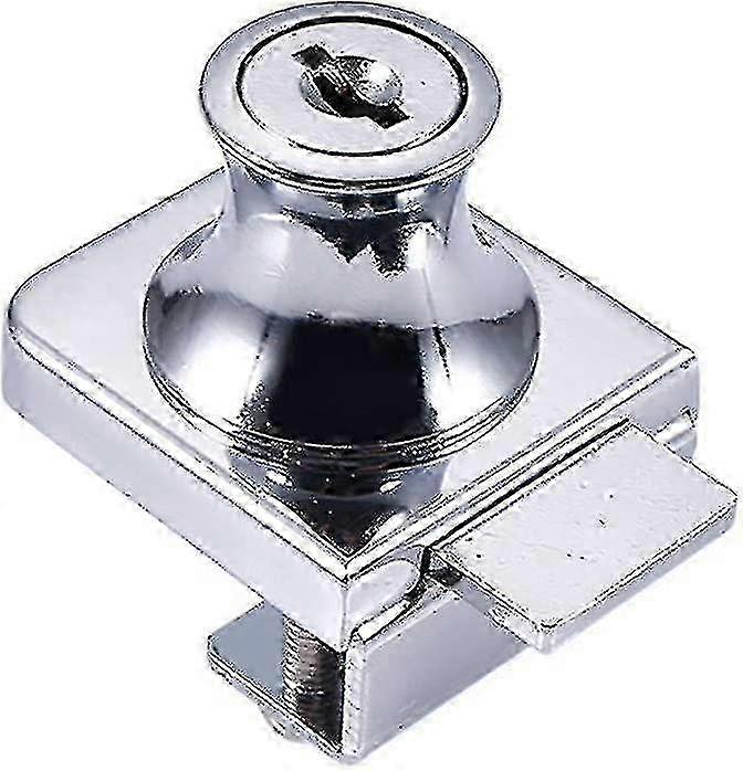 قفل الباب الزجاجي ، قفل الكروم الصلب ، قفل الشاشة الزجاجية ، قفل الأبواب الزجاجية عرض قفل مع ، للباب الزجاجي 5-8mm الحفر بت مع 2 مفاتيح