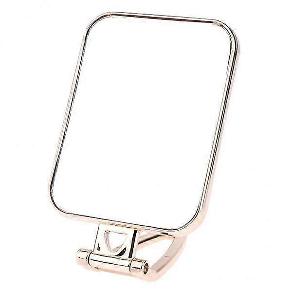 9xPortable Folding Vanity Tabletop Reise Make-Up Rasieren Kompakte Spiegel Gold