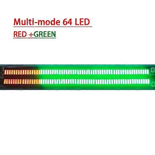DYKB Multi-mode 64 LED Stereo Music Spectrum Light Audio Indicator Amplificator VU Meter DC 12V 24V Lumină auto Atmosferă Lampă A