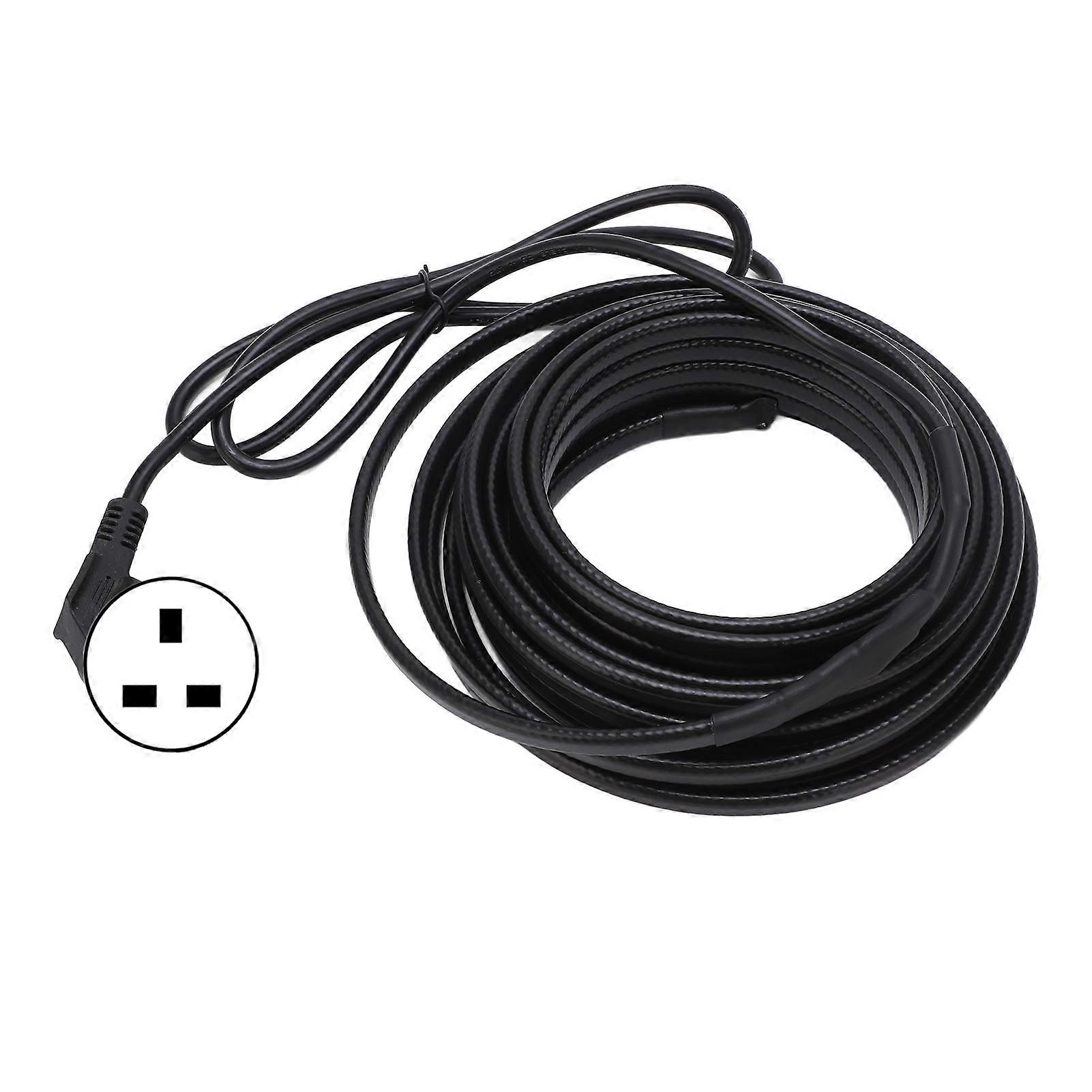 كابل تسخين الأنابيب الذاتي التعديل تجميد شريط حراري كهربائي مقاوم للانفجار مع قابس مقاوم للانفجار 10 متر لخرطوم PVC المملكة المتحدة التوصيل 220 فولت