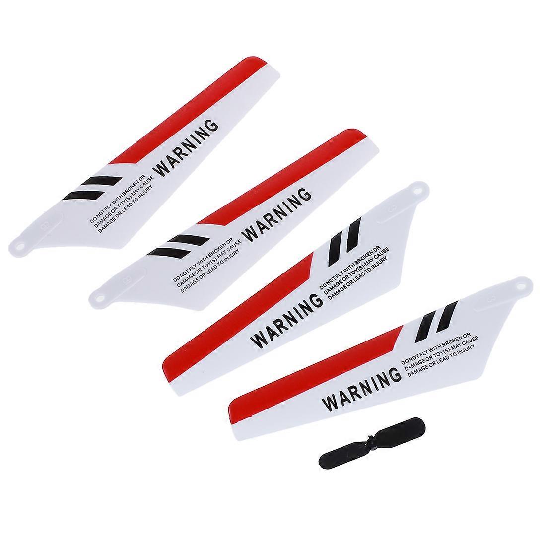 4 x Blades S107 S107G Gyro Remote Control Helicopter Spares Repair RED