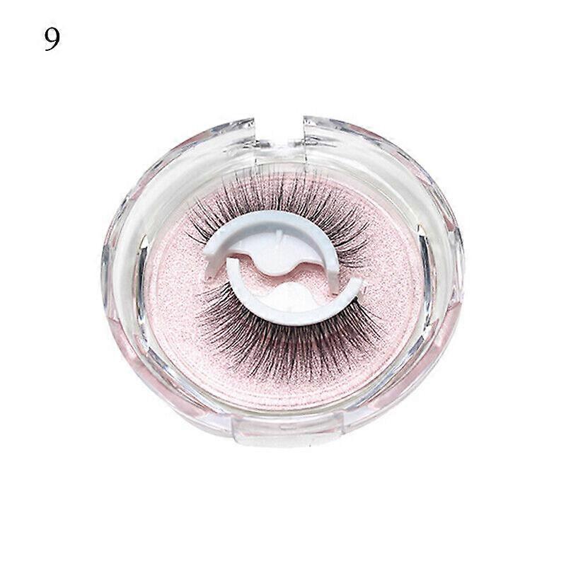 2x faux cils naturels bouclés réutilisables faux cils 3 s2