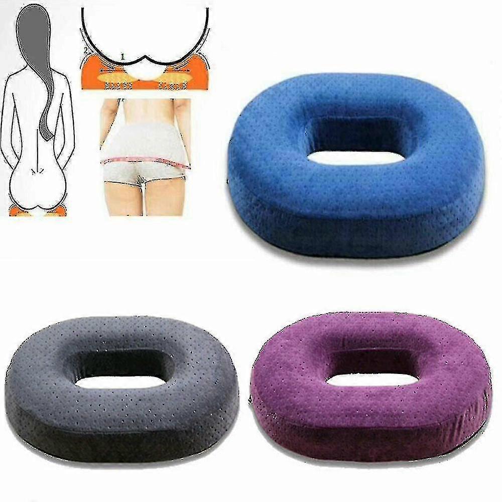 Memory cushion, memory foam buttock cushion, coccyx pain relief memory foam ring chair seat cushion pillow