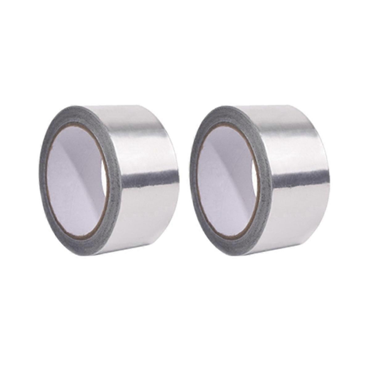 Single Guide Aluminum Foil Tape, High-Temperature Resistant Pipeline Sealing, Flame Retardant Tape,