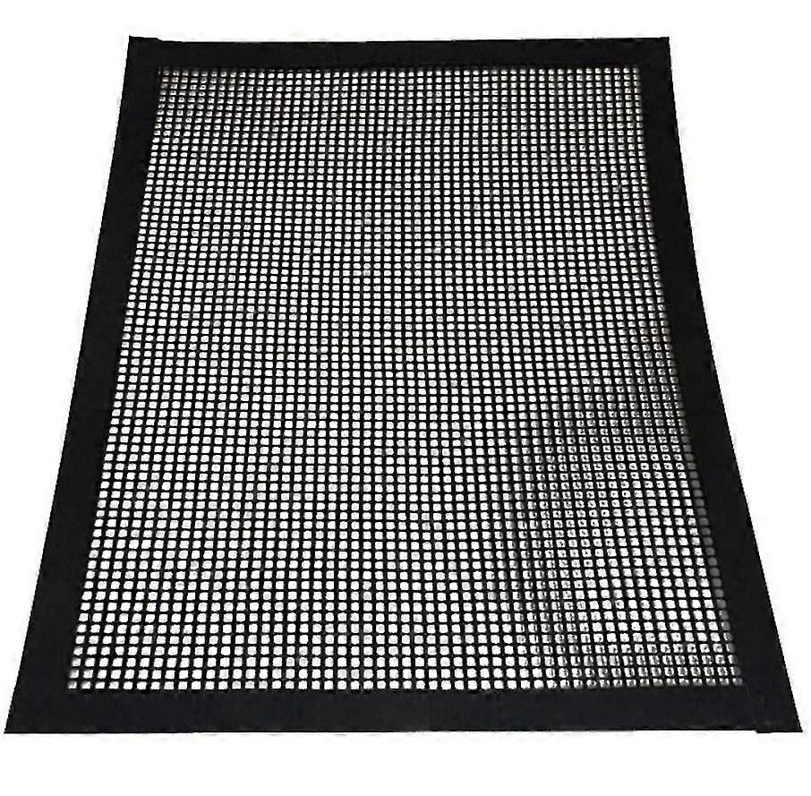10 Pcs Grid Barbecue Mat, Teflon High Temperature Resistant - Ideal for BBQ