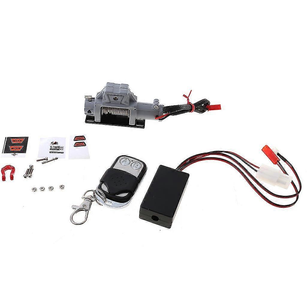 Automatic Winch With Controller Receiver For 1/10 Rc Car Axial Scx10 Trx4 D90
