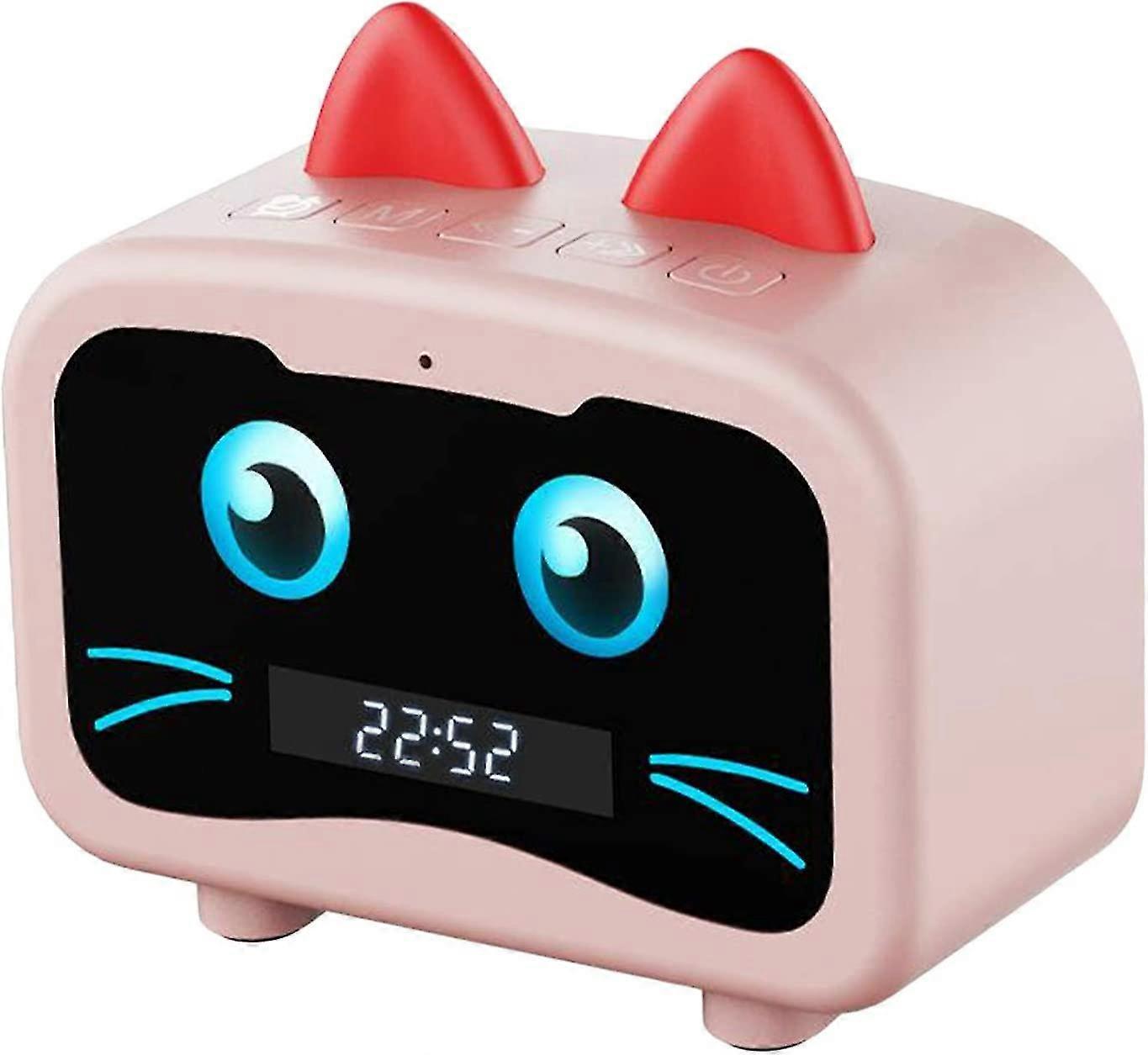 Hi-fi Bathroom Speaker Portable Bluetooth 5.0 Speaker With Charging Cable,built-in Battery - Pink Cat