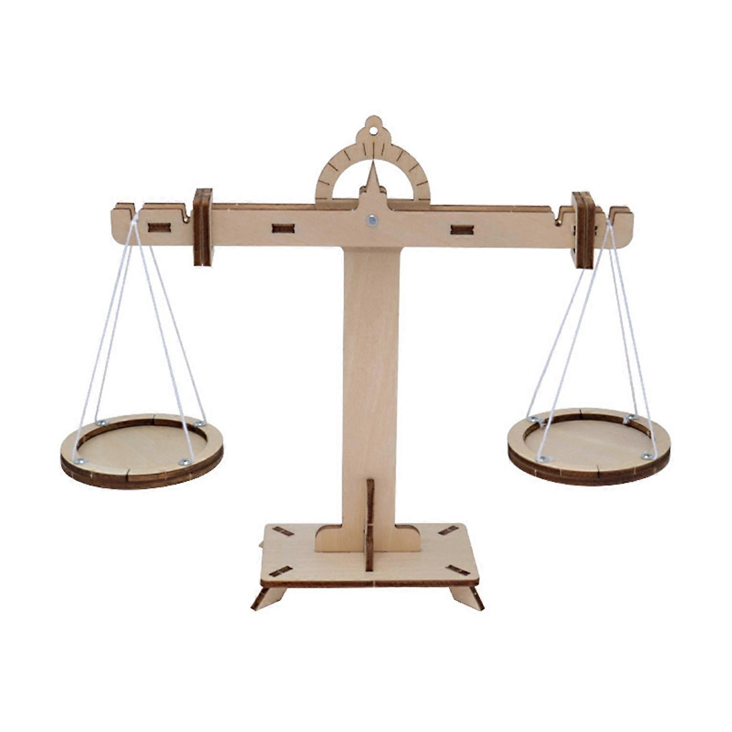 1 Set Balance Scale Teaching Demonstration Toys Promote Learning DIY Balance Scales Physical Toys