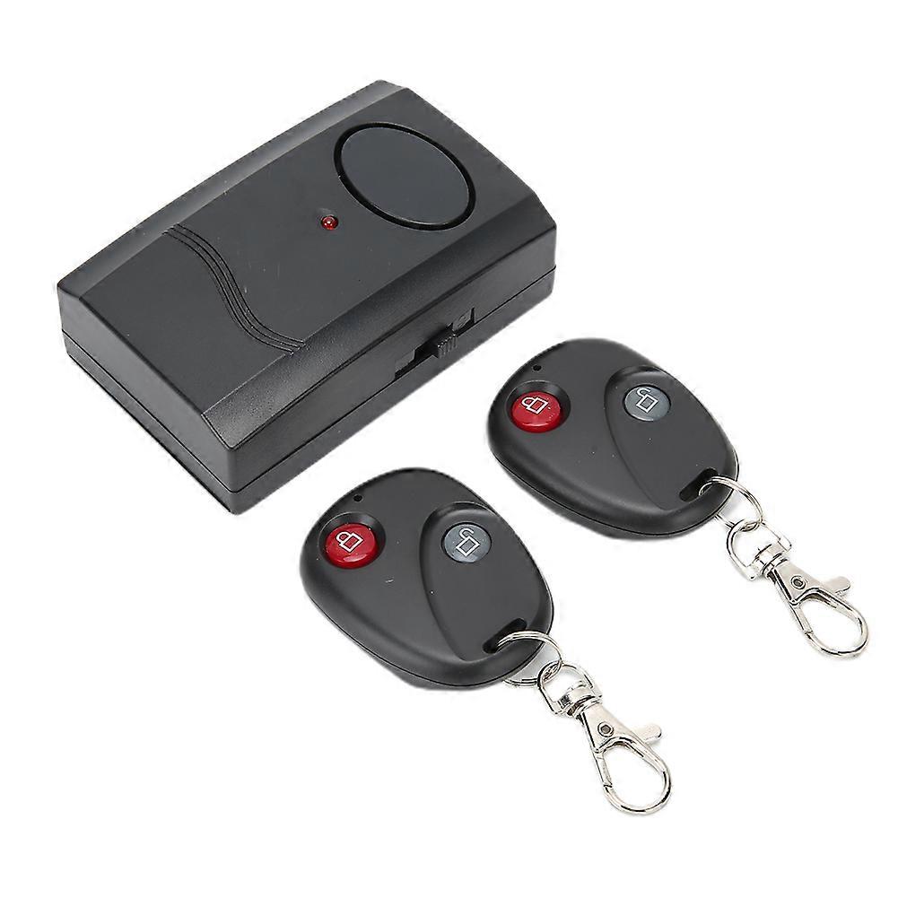 Bicycle Door Window Security Vibration Alarm System with Dual Remote Control