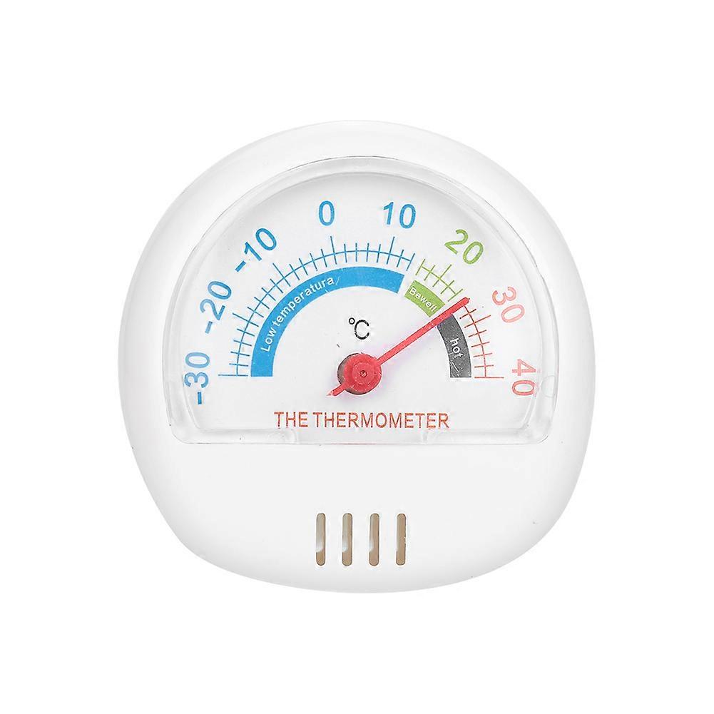 Large Dial Refrigerator Freezer Thermometer - Mechanical White