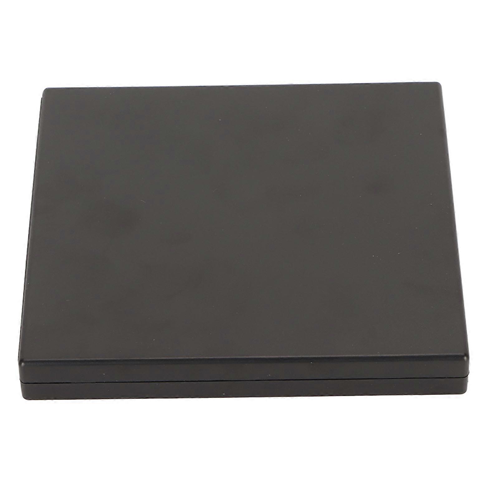 USB 2.0 Portable Slim DVD Drive for Laptops Desktops - Burn CD Black
