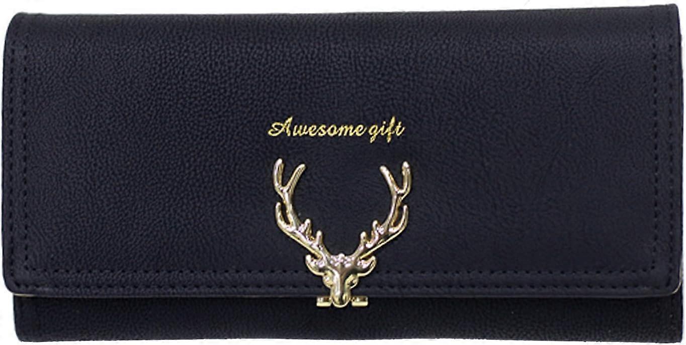 Large Capacity Women's PU Leather Zippered Purse - Stylish and Functional with Multiple Compartments and RFID Blocking Technology