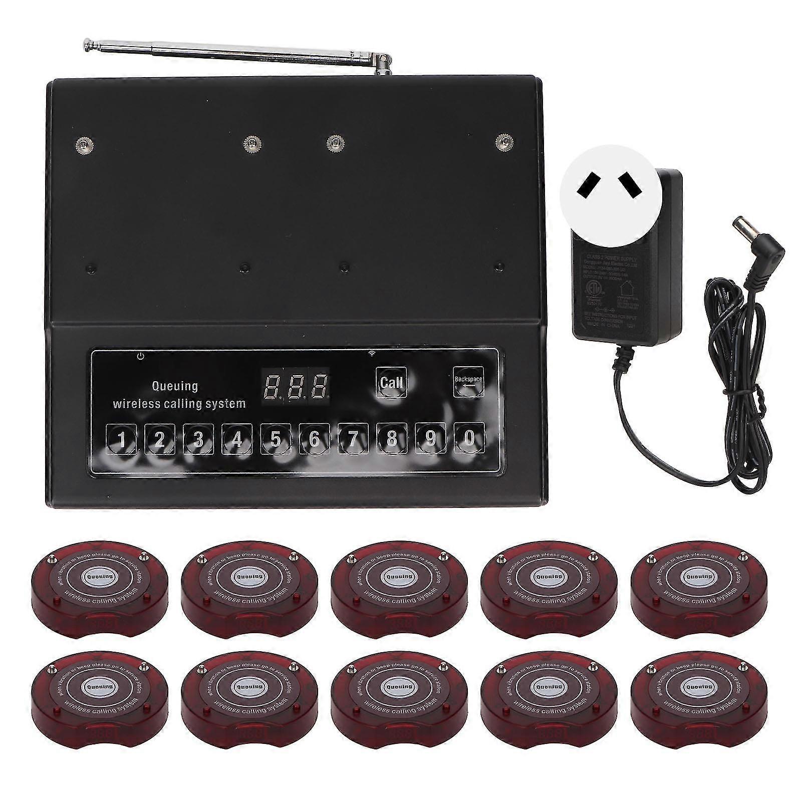 Wireless Calling System SU 668T - Professional Chip Pager System for Restaurants (1 to 10 999 Channels)