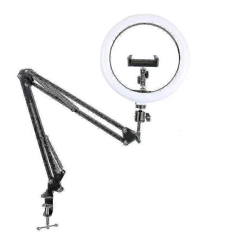 Telescopic arm bracket selfie ring light