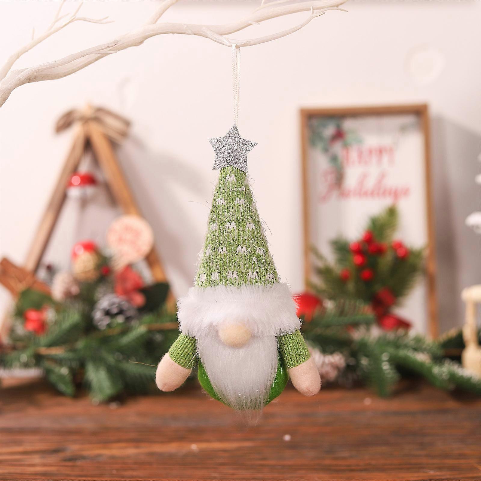 Plush Gnome Doll Hanging Ornament for Christmas Decorations