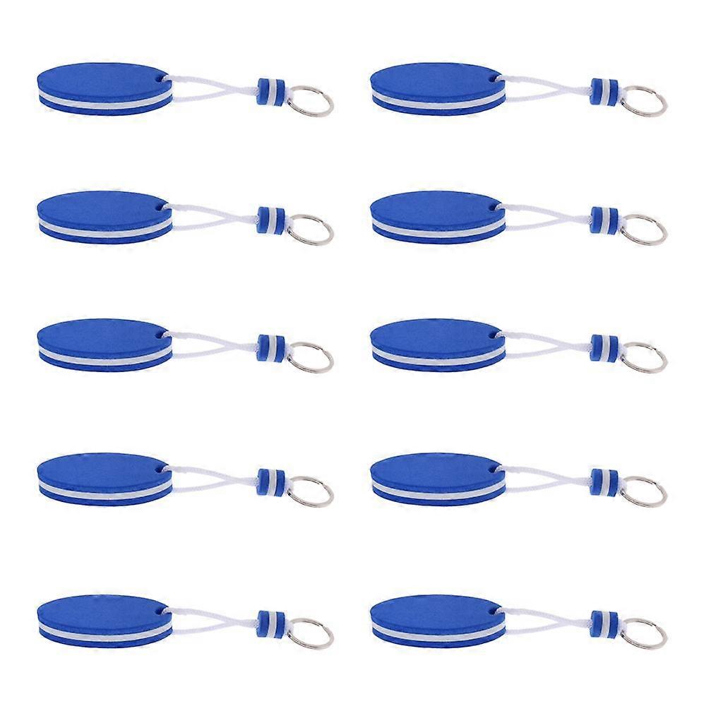 10x Marine Outboard Floating Keyring Sailing Kayak Fishing- Surfboard Blue