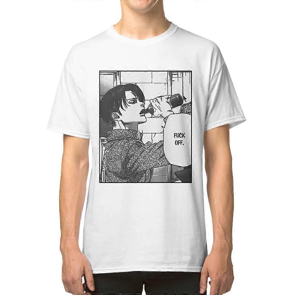 Levi Ackerman Fuck Off Sticker Tişört