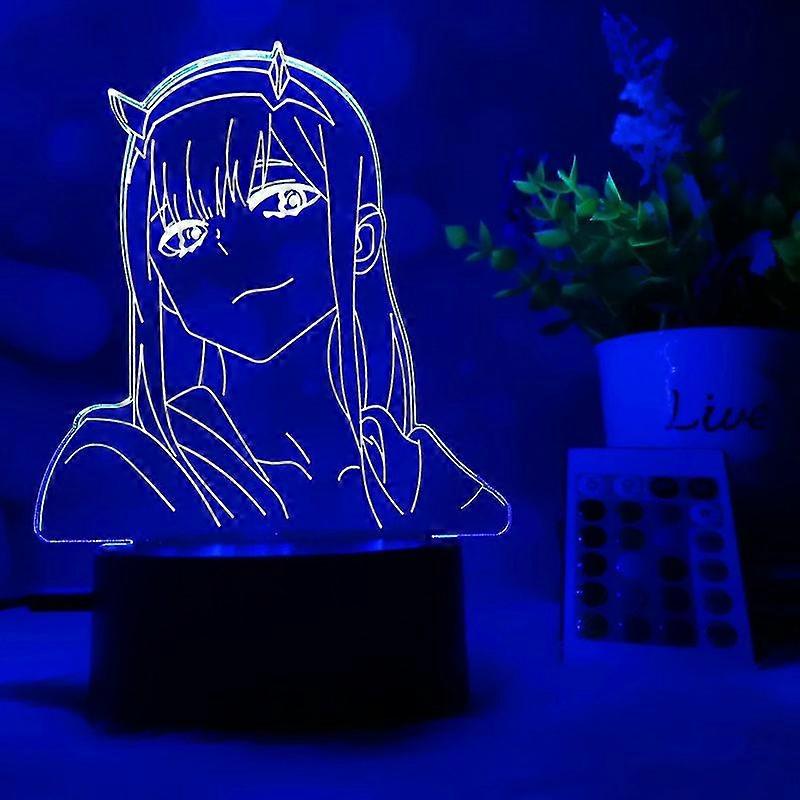 3d Led Night Light, Cartoon Character 02, Illusion Light, 7 Colors Decorative Lights - Perfect Gift (02-1)