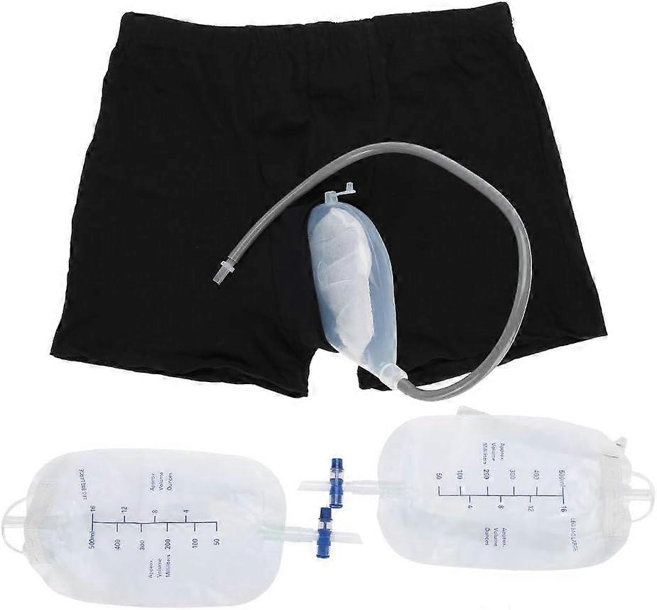 Pee Bag (L), portable urinal comes with two portable collection 500ml urinal pouches for men
