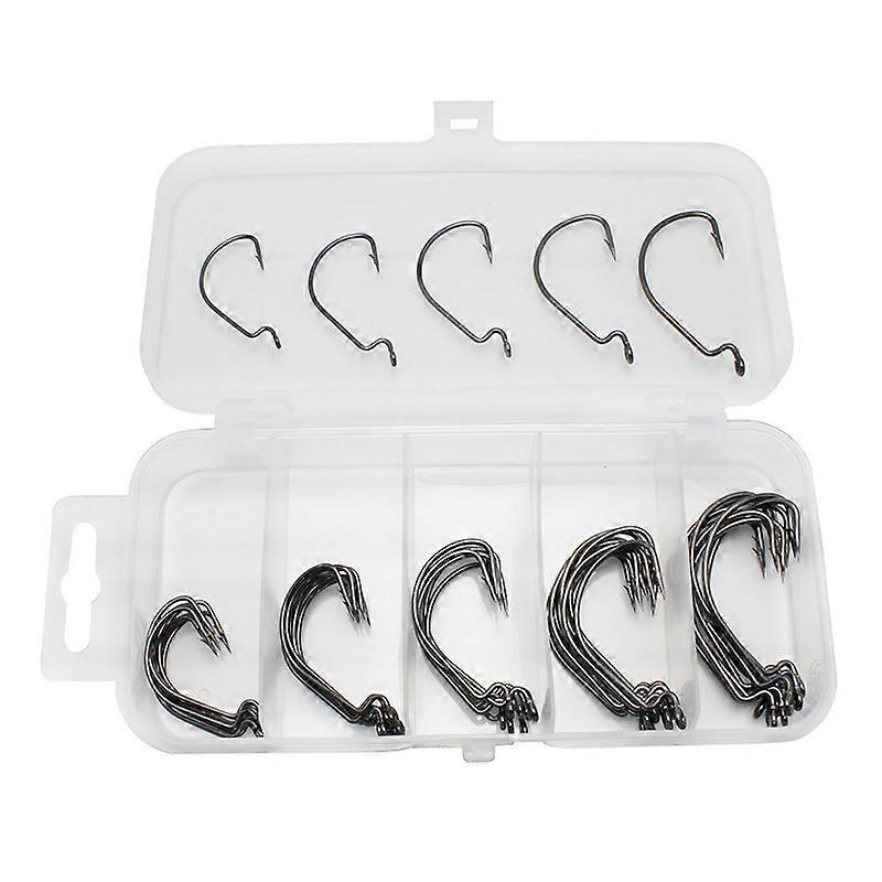 50pcs Crank Hook Set Black Nickel