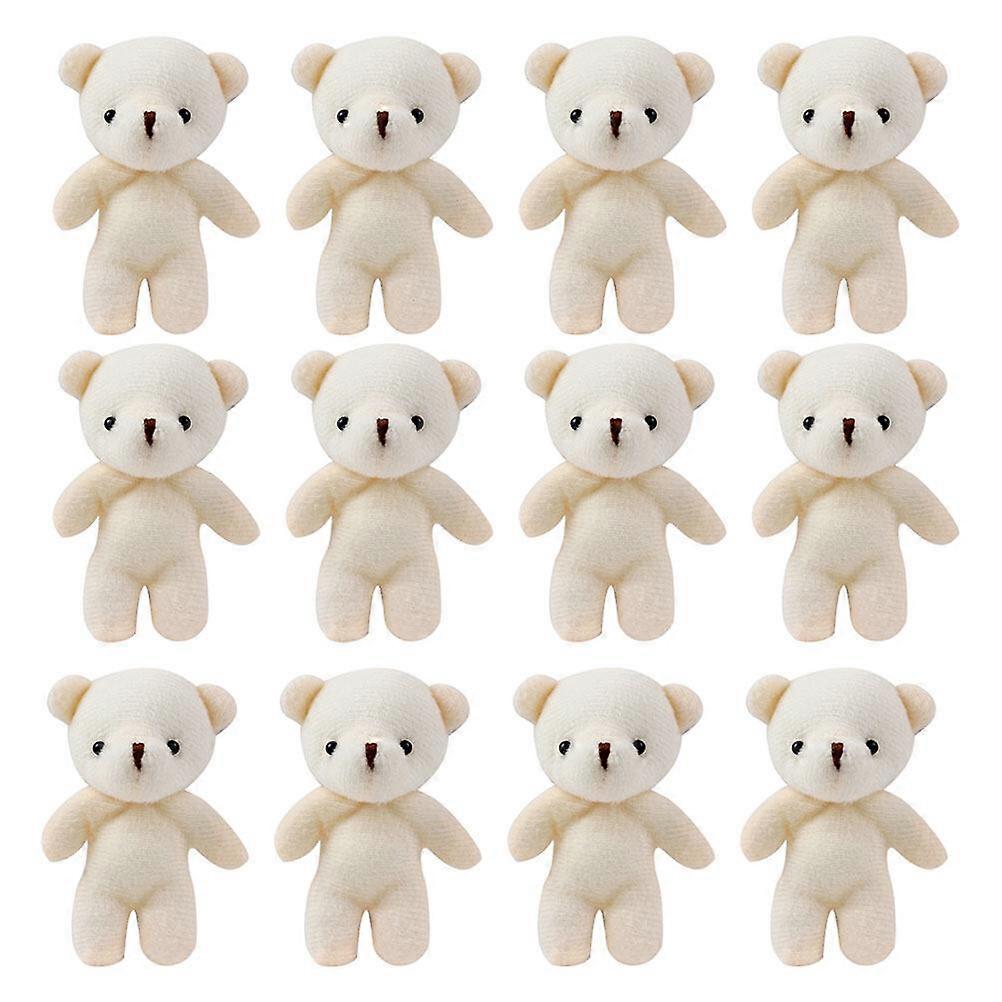12Pcs Decorative Bear Figurines Adorable Tiny Bears Multi-function Bear Decors