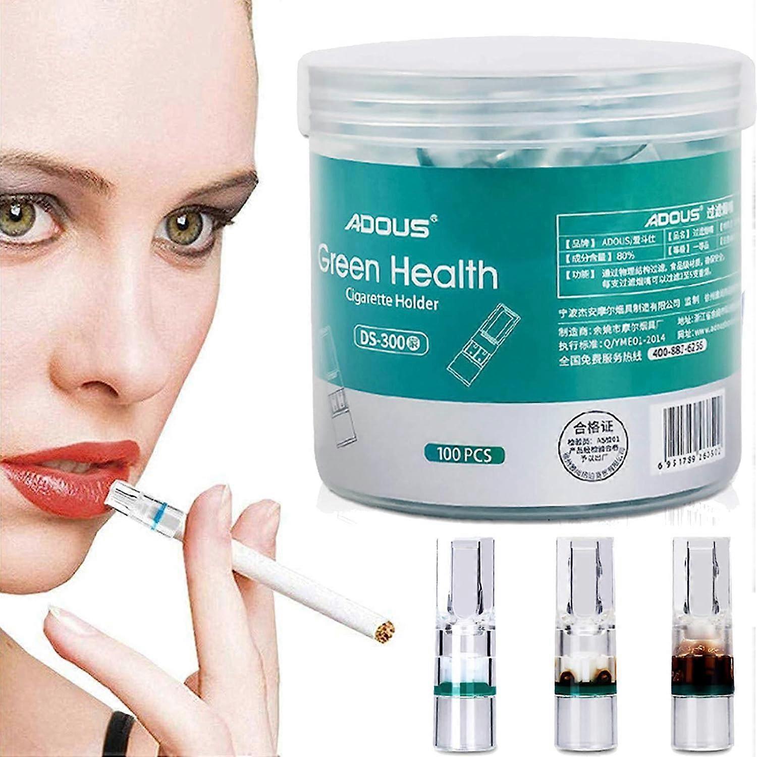 Anti-Smoking Cessation Filter, Efficient Disposable Tobacco Cigarette Filter, Multi-Filtering Anti-tar Filter Tips