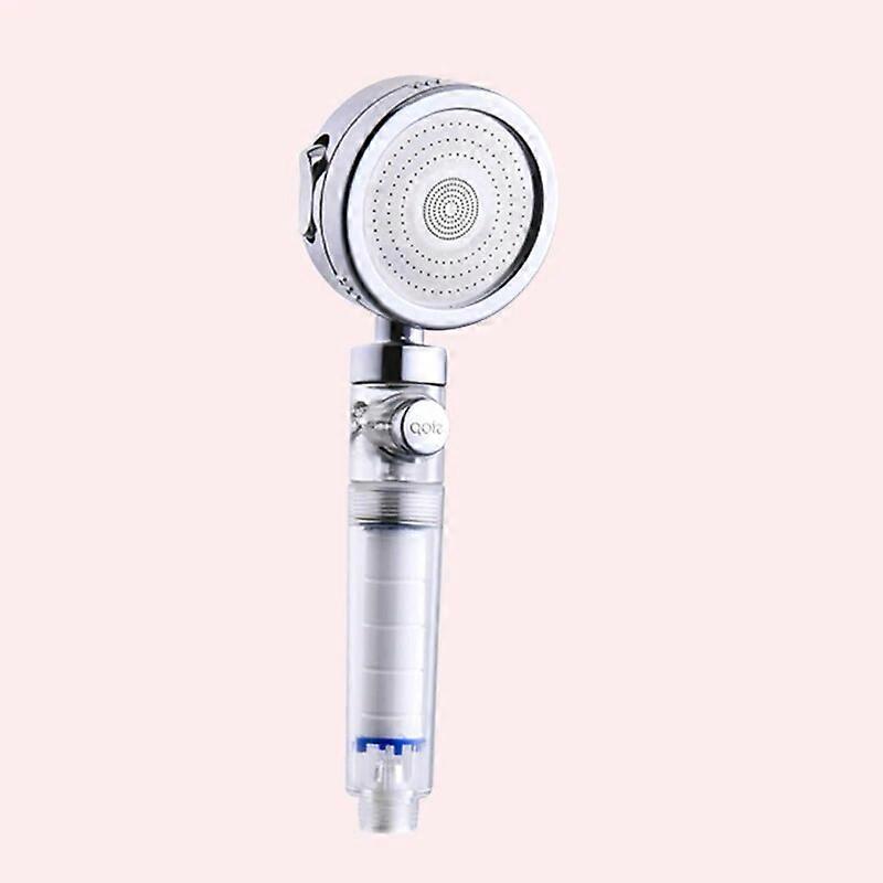 Zhangji Bathroom 3 Modes Shower Head With One-Button Water Stop Replaceable Filter Element  High Pressure Water Saving Nozzle