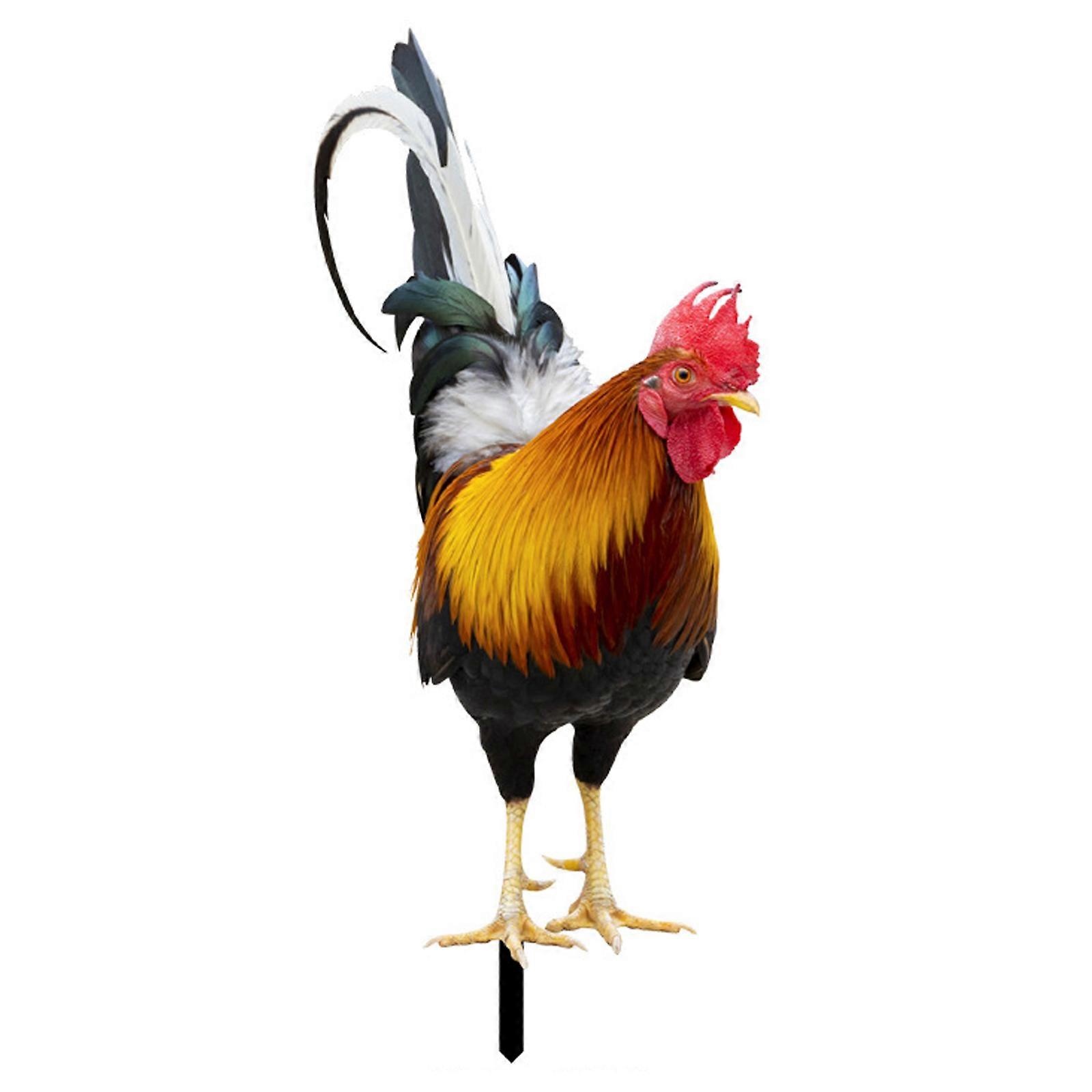 Nagy fém csirke tyúkkakas kakas kerti dísz