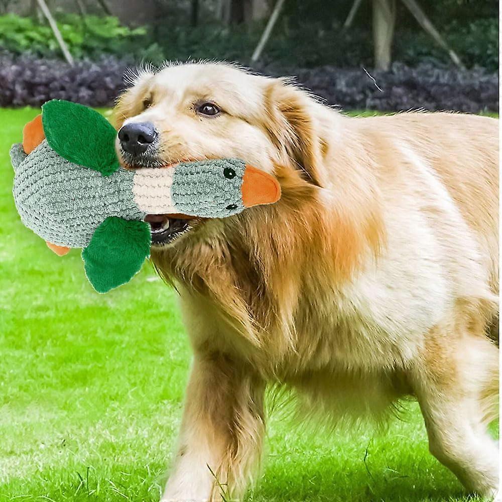 Papera Peluche Quack-Quack Duck Giocattolo Per Cani, Antistress, Anatra Calmante Per Cani - 10