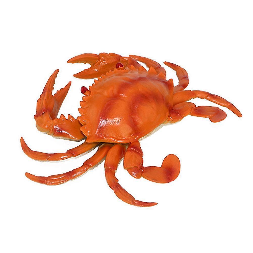 1PC Simulation Rubber Crab Model Artificial Animal Prank Props for Party Gathering