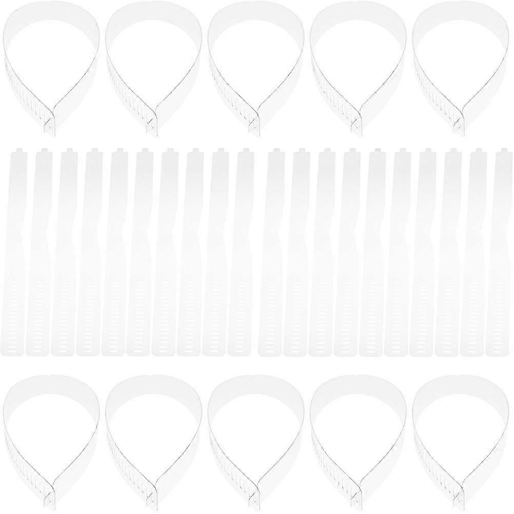 60pcs Collar Fixing Strips Shirt Collar Support Shirt Collar Strips Collar Stays