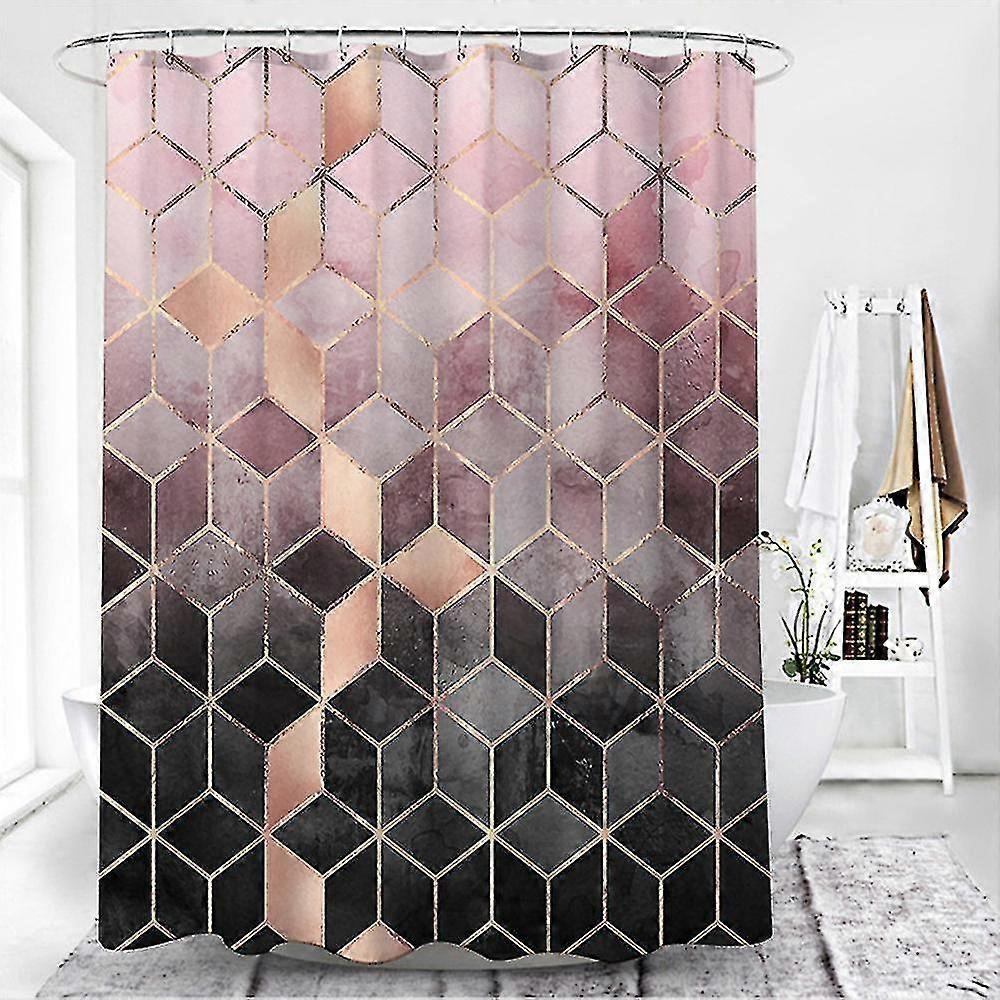 Modern Bathroom Waterproof Shower Curtain Colors Sizes Available