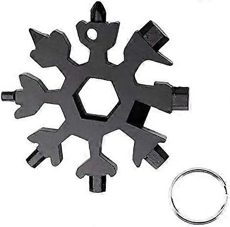 Snowflake Multifunktionswerkzeug, 18-in-1 Schneeflocken-Multifunktionswerkzeug, Schneeflockenwerkzeug