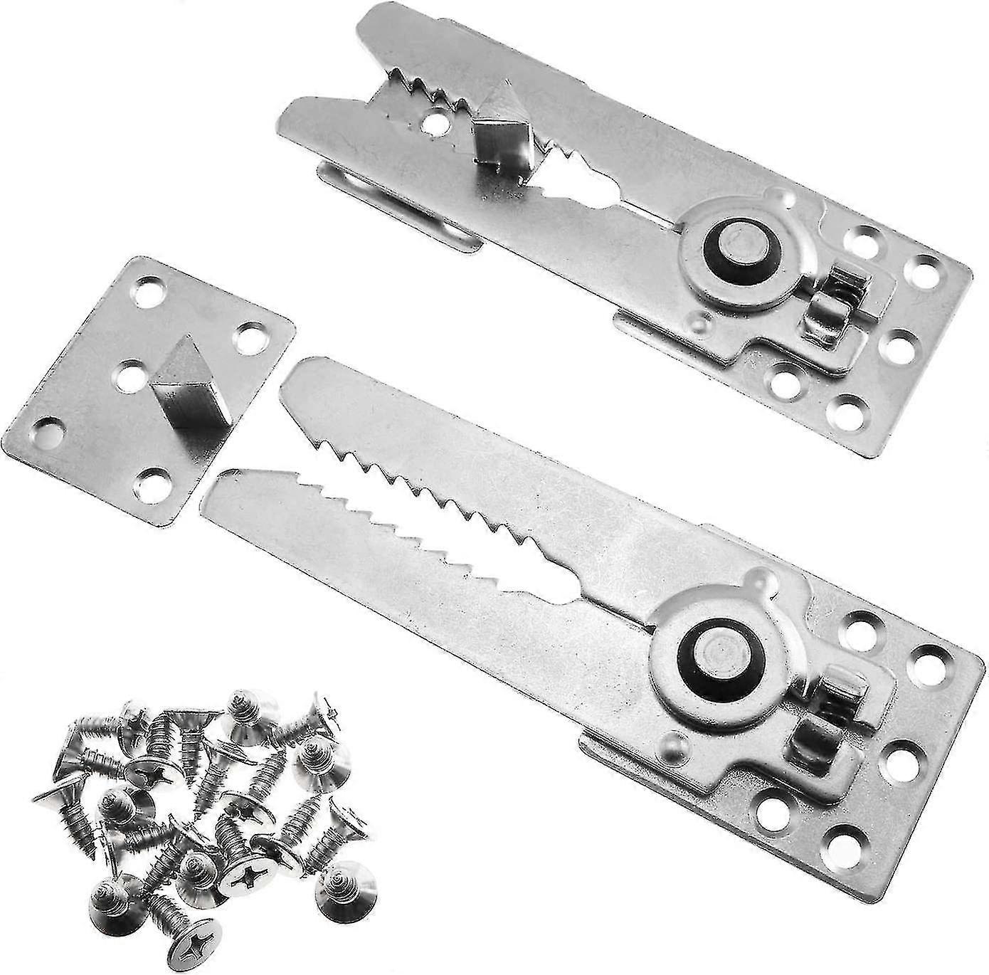 2 Set Sofa Sectional Couch Furniture Connector Joint Snap With Screws NEW