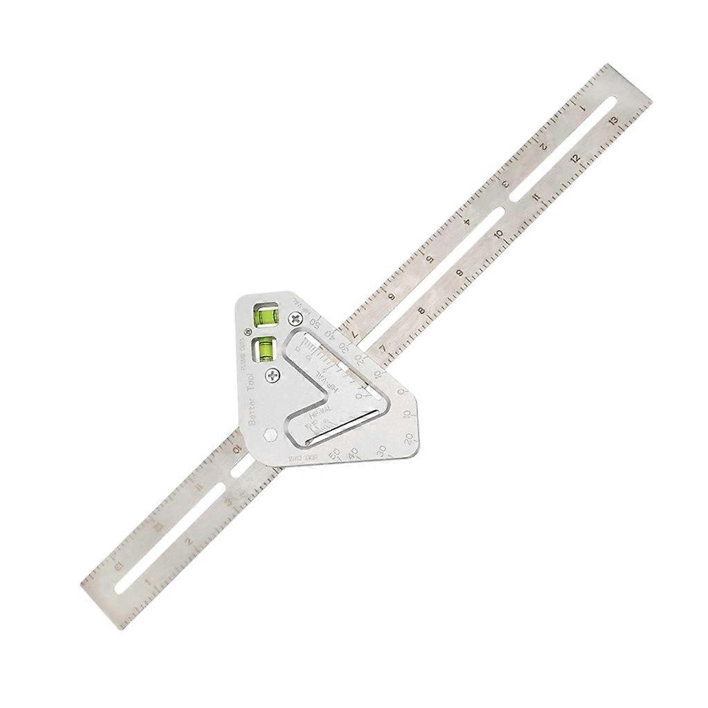 Woodworking Protractor Ruler Tools Angle Measuring Tool Triangle Ruler