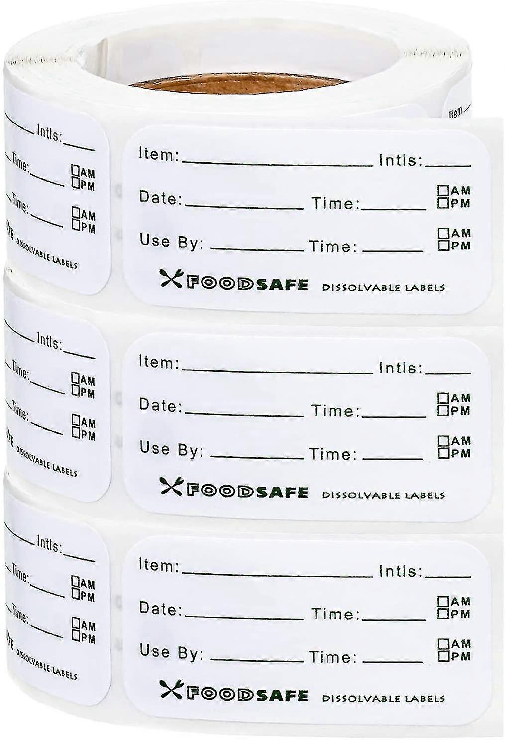900 Pieces Food Storage Labels Adhesive Removable Food Labels Food Storage Freezer Sticker