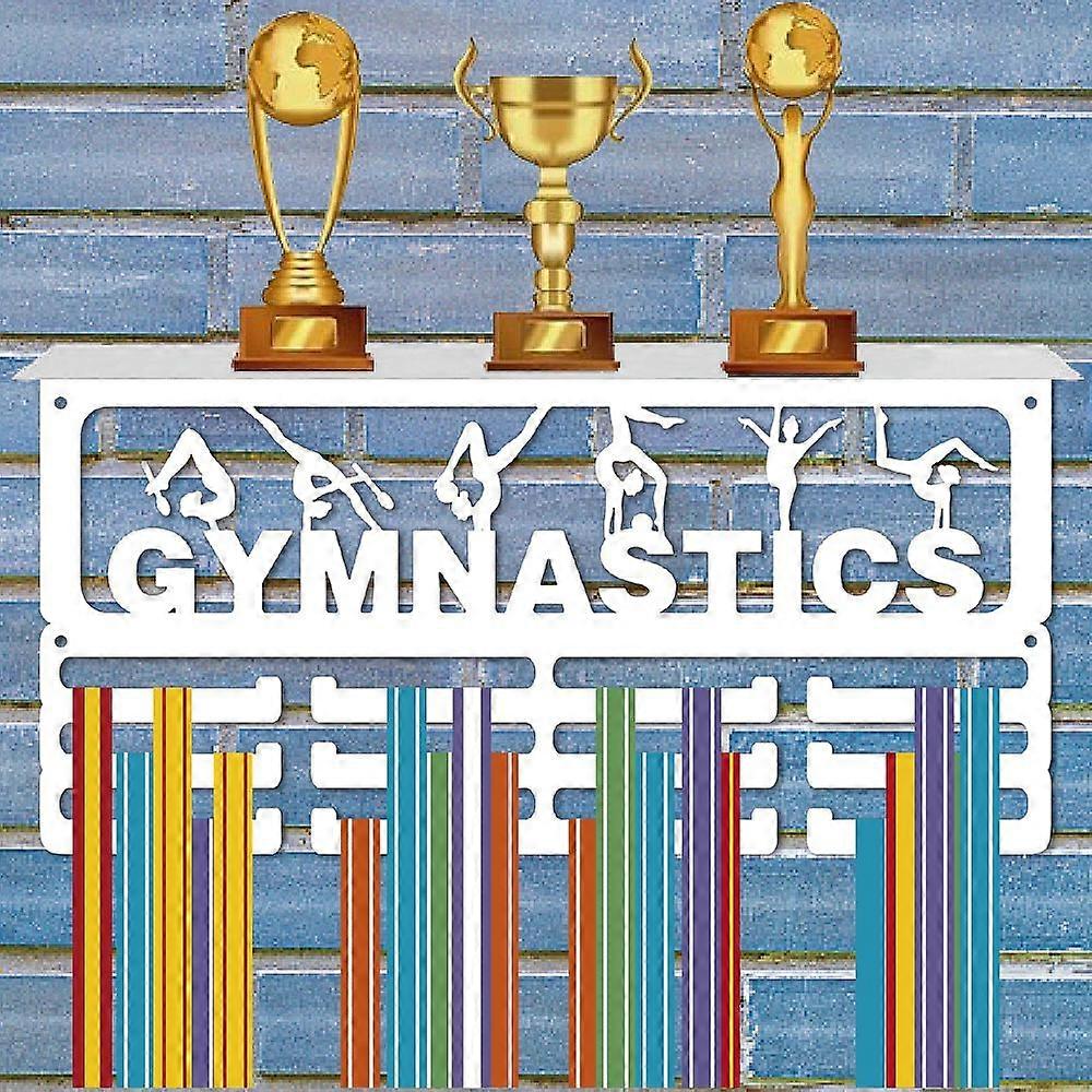 Iron Medal Holder Medals Display Hanger Rack with Hanger Hooks Medal Holder Frame Rectangle Sports 100~200x400mm 2pcs/set