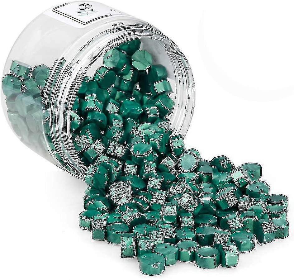 シーリングワックスビーズ、200個八角形シーリングワックスビーズ