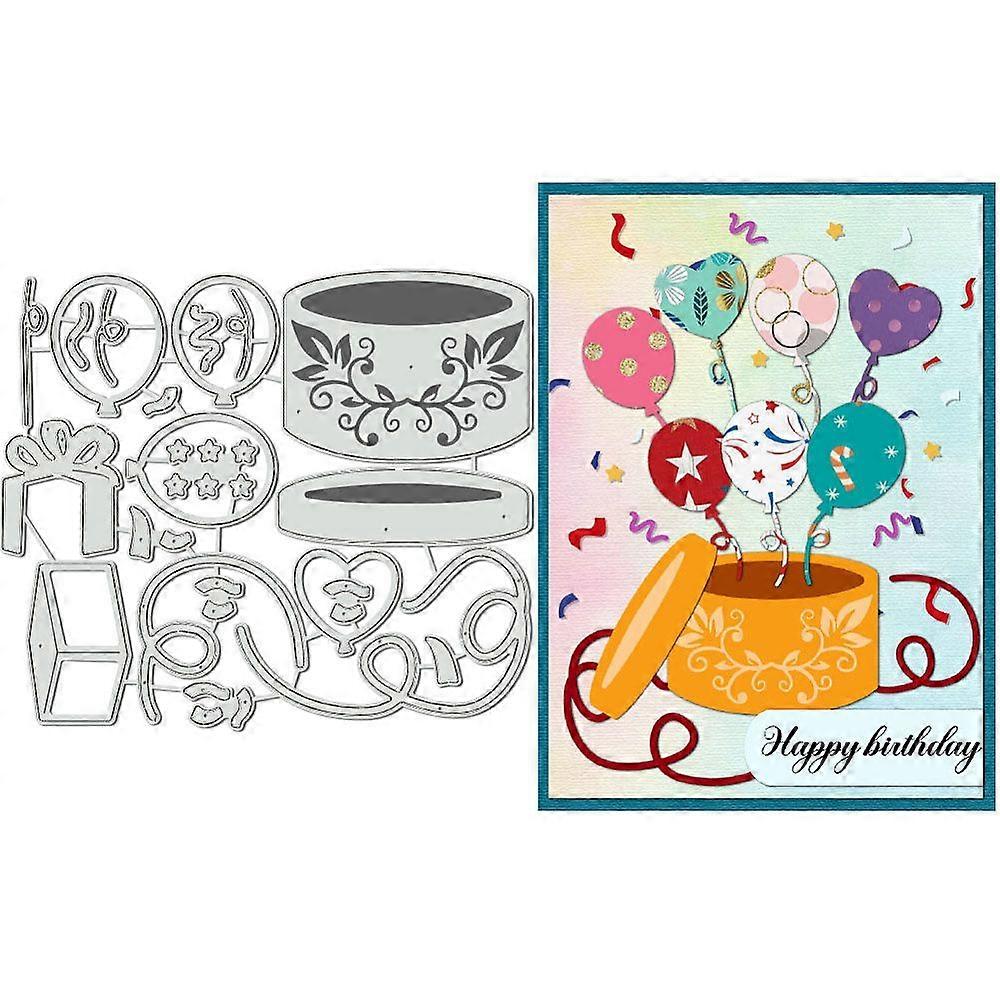 Balloon Carbon Steel Cutting Dies Stencils for DIY Scrapbooking Photo Album Decorative Embossing Paper Card 135x156x0.8mm