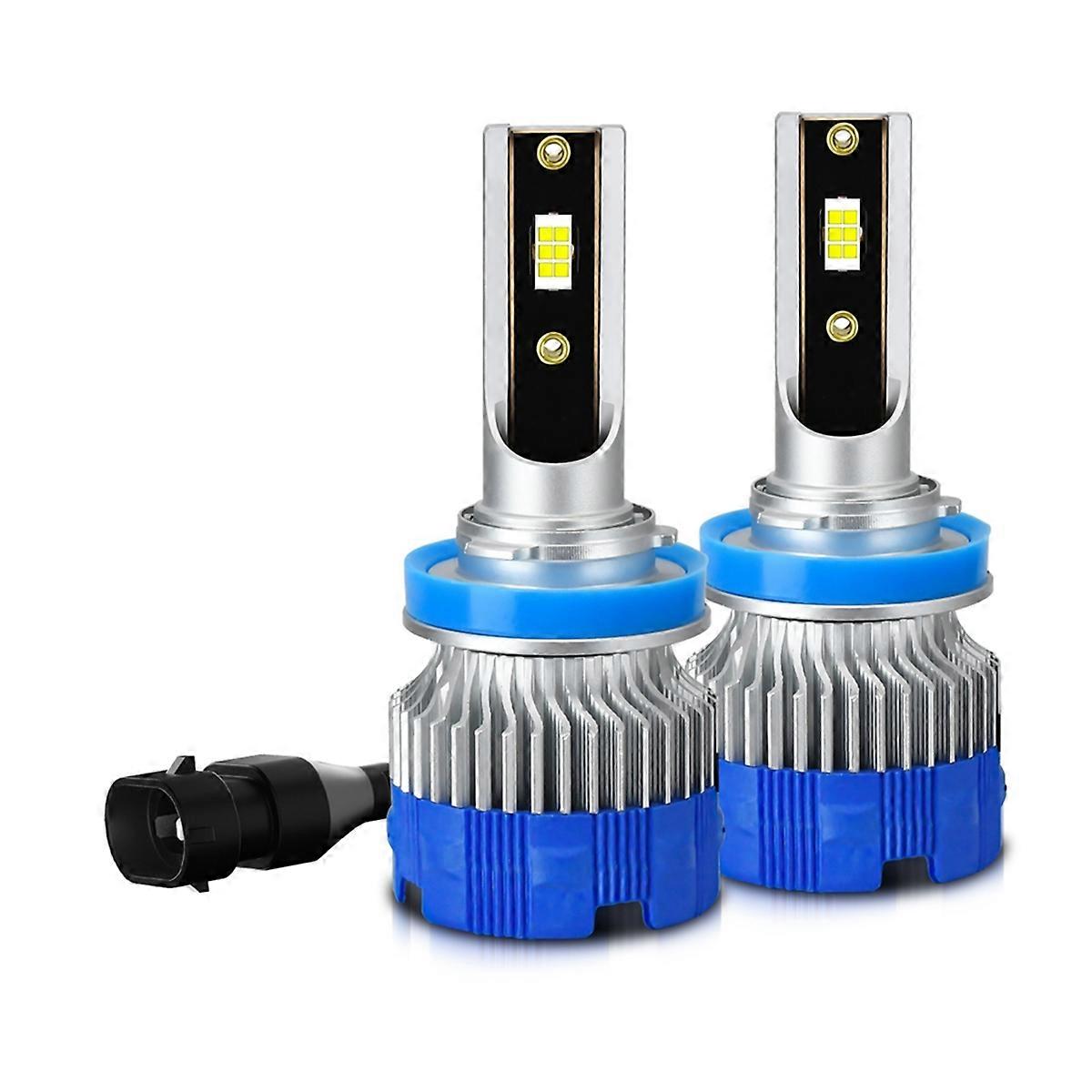 H11 LED Fog Light Bulbs, Car Headlight Canbus Light, 50W 5000LM 6000K Cool White Light, DRL Replace