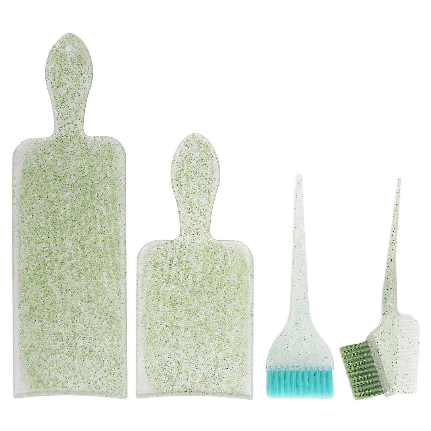 4 قطع طقم لوح تلوين الشعر تسليط الضوء على صبغ تبييض الشعر صباغة فرشاة المجلس كيت للجمال S