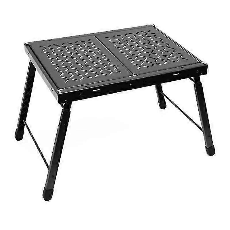 طاولة تخييم محمولة - طاولة نزهة قابلة للطي من سبائك الألومنيوم في الهواء الطلق ، مدمجة محمولة