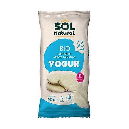 Organic Rice Cakes with Natural Yogurt 100 g (Yogurt)