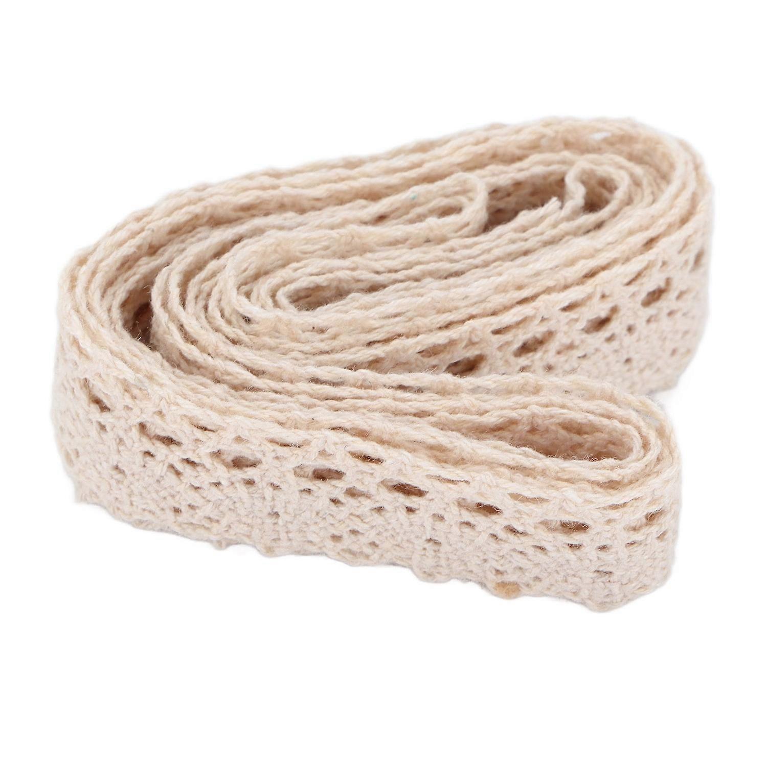 Lace Ribbon DIY Cotton Net 1.5cm Width 20 Yards Exquisite Lace Trim for Curtain Clothes Tablecloth G