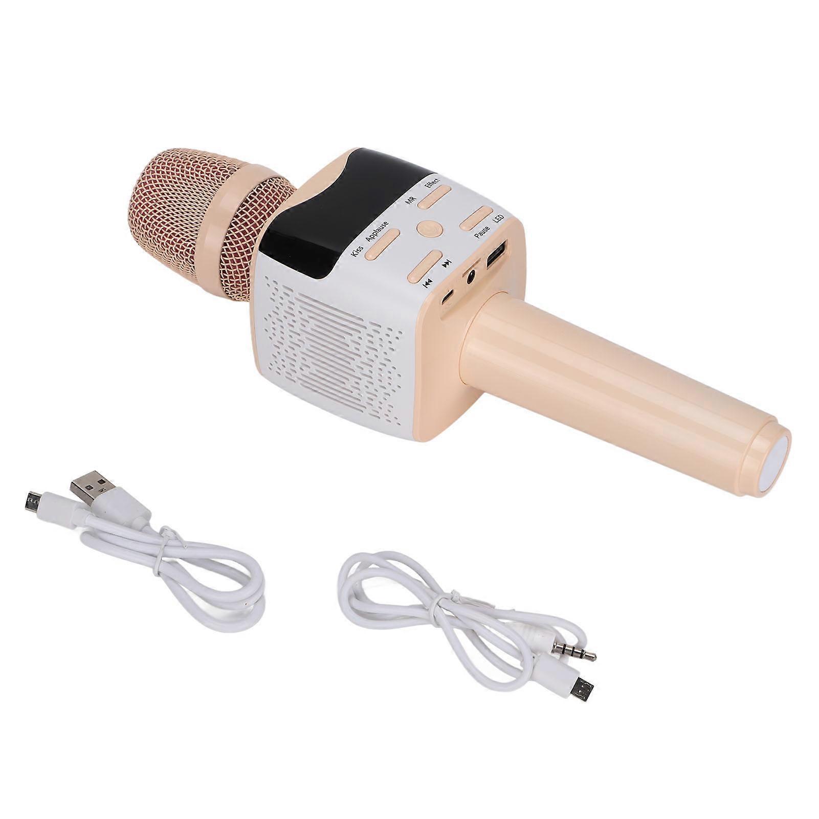 Pink Wireless Bluetooth Microphone - HiFi Stereo Sound for Parties & All Smartphones